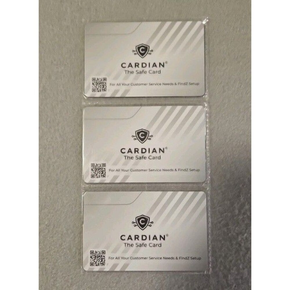 Cardian RFID Blocking Cards Set 3 – Credit Card Protector for Wallets, Passport